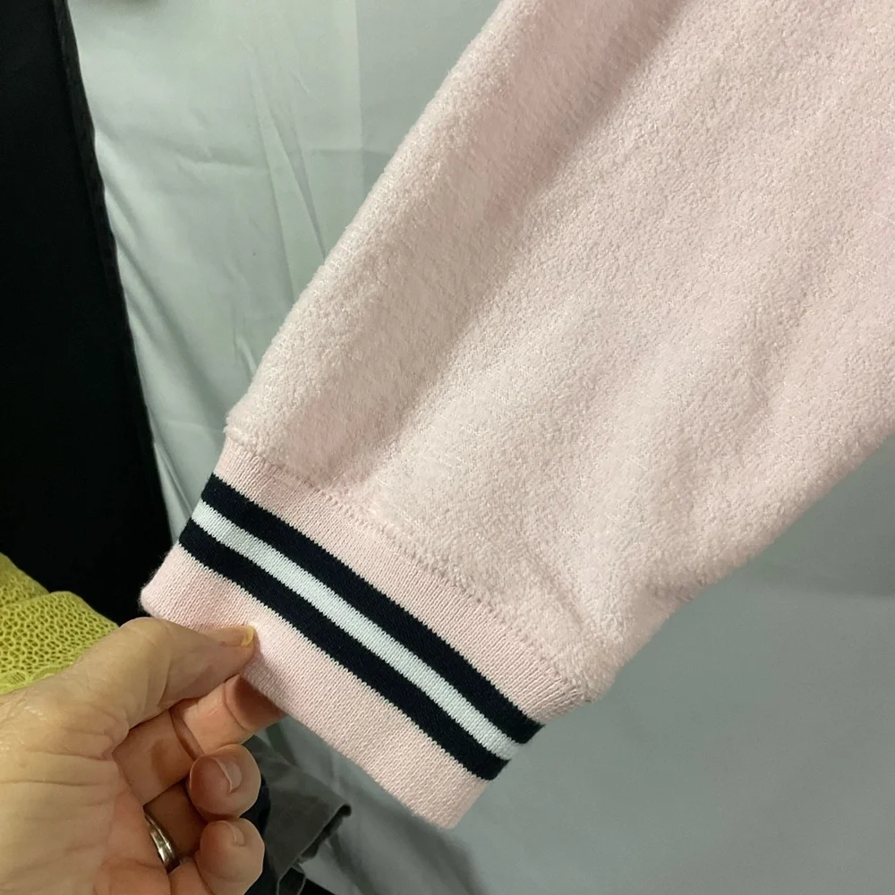 Cato Light Pink Zip-Up Hoodie - Picture 4 of 10